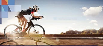 man riding bicycle