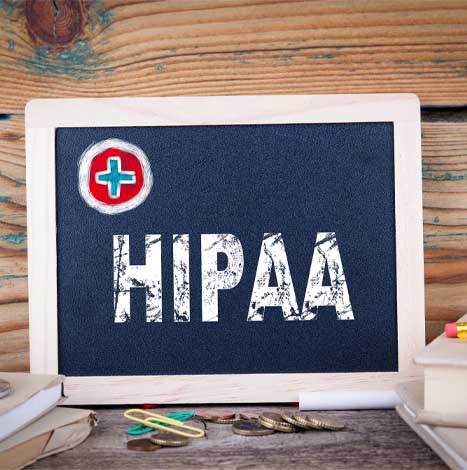 HIPAA on chalk board