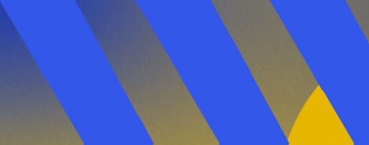 colorful yellow and blue strips