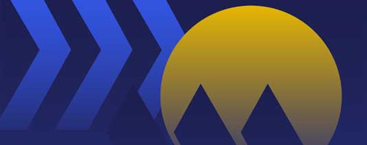 blue and yellow shapes