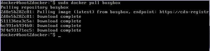 docker pull busybox