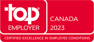 Top employer badge CANADA 2023