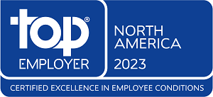 Insignia de Top Employer NORTEAMÉRICA 2023