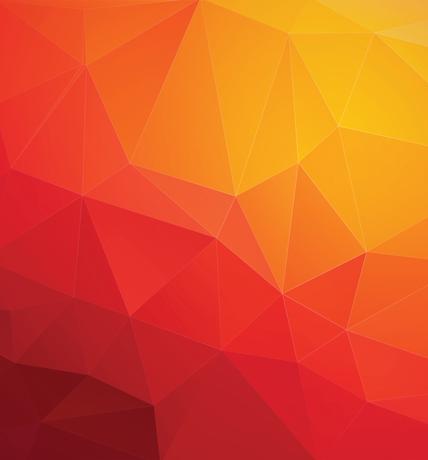 Abstract red orange polygonal vector background