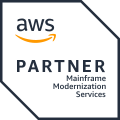 AWS mainframe modernization services badge
