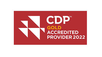 CDP (formerly Carbon Disclosure Project) Gold Accredited Solutions Provider award for NTT DATA
